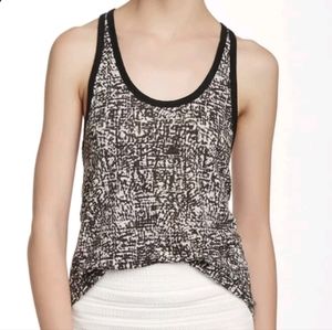 IRO Jeans Orsola Printed Linen Racerback Tank Top